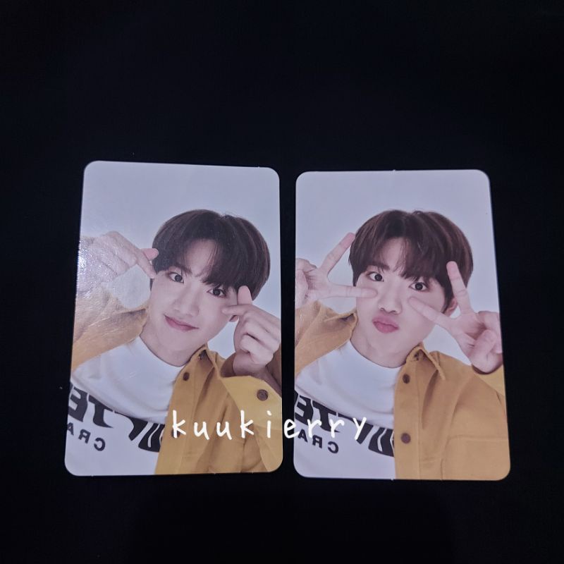 Junkyu Official Photocard PC FA Blue Orange
