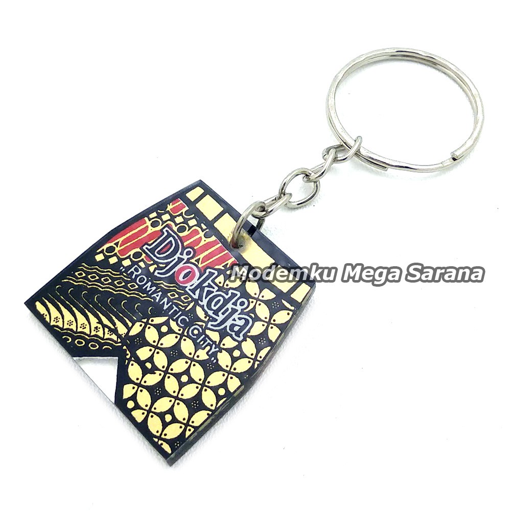 Gantungan Kunci Celana Batik Jogja  MRT37 - 20pcs