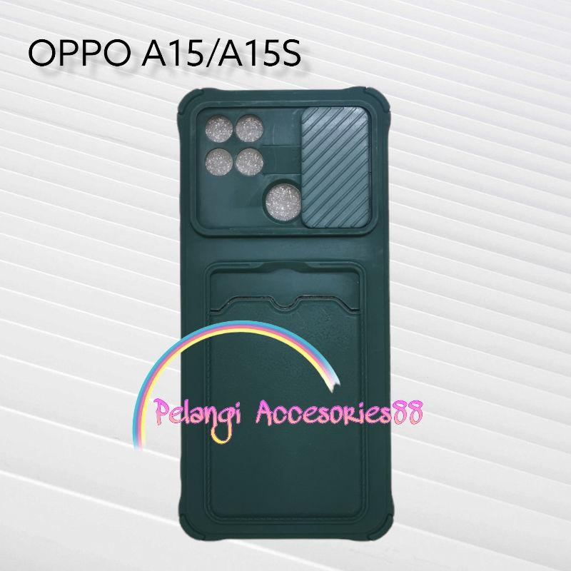 CASE OPPO A15 / A15S CASE SOFTCASE SLEDING WARNA WARNI