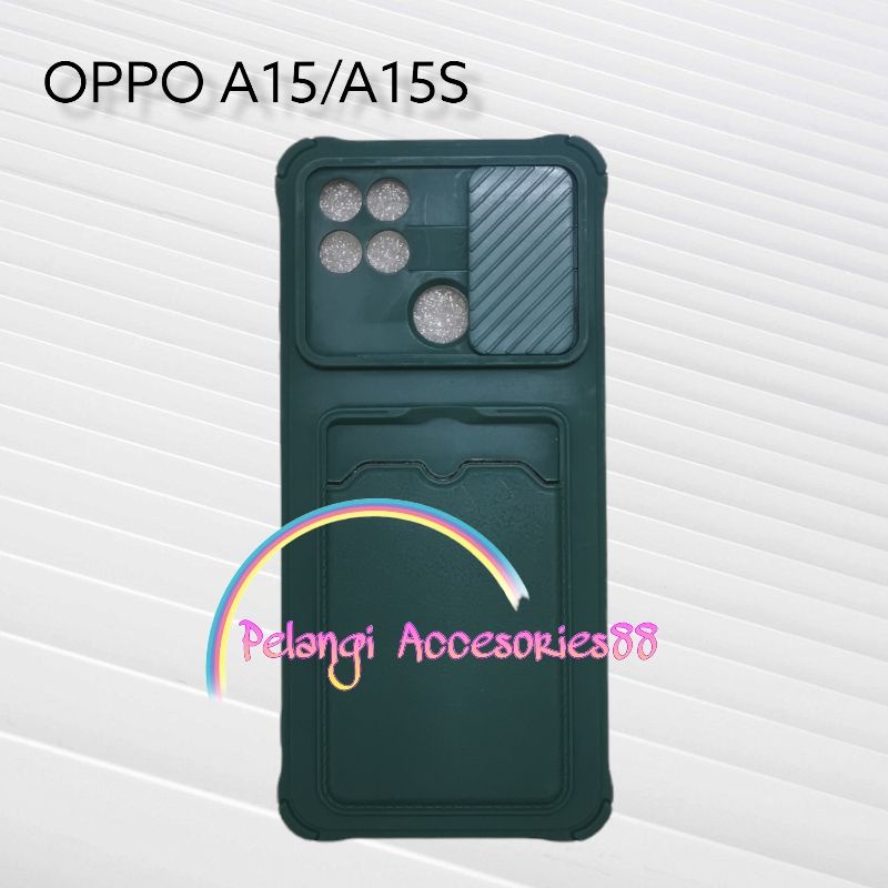 CASE OPPO A15 / A15S CASE SOFTCASE SLEDING WARNA WARNI