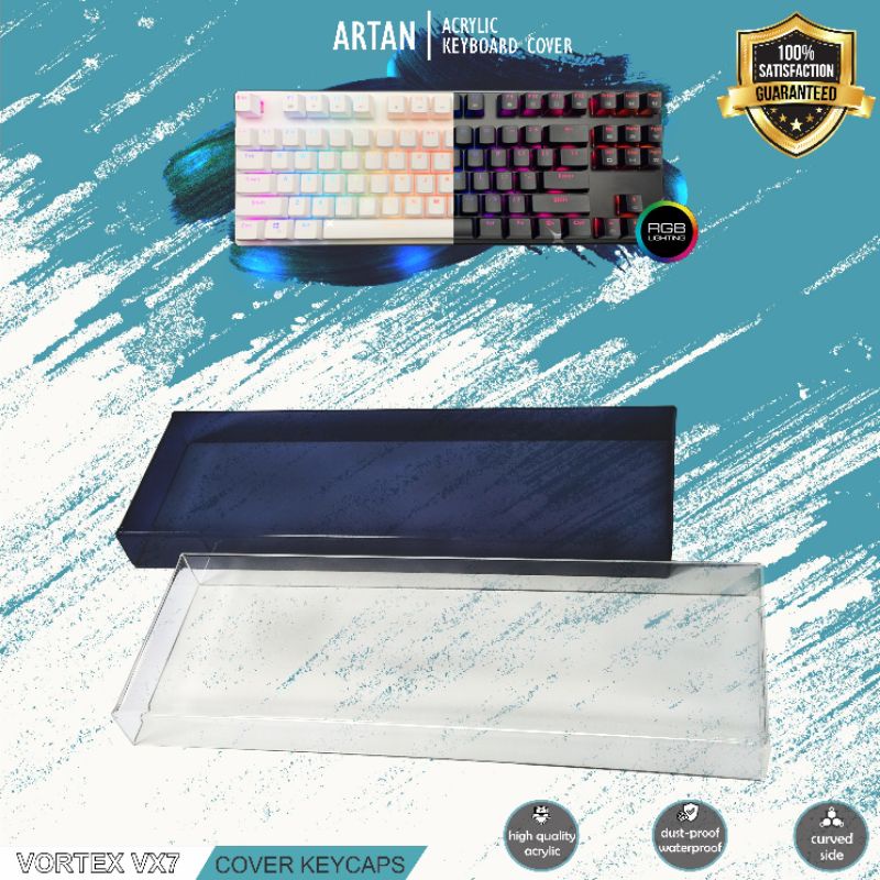 VortexSeries VX7 ACRYLIC KEYCAPS COVER PELINDUNG CAPS KEYBOARD MECHANICAL