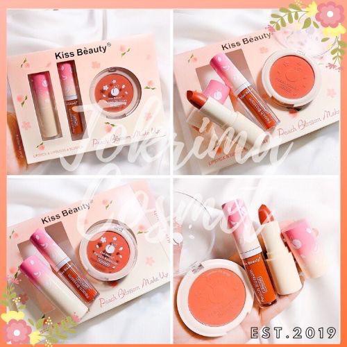 (CYBER) COD TERMURAH  [BIG SALE!] Kiss Beauty Peach Blossom Make-up Pack terlaris