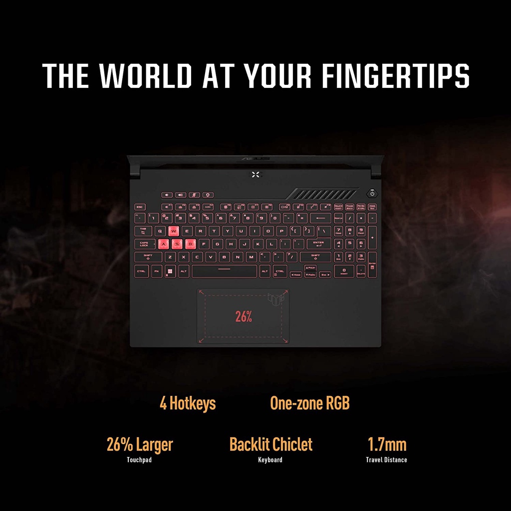 ASUS TUF FA507RC RYZEN 7 6800H  RTX3050 4GB 16GB RAM