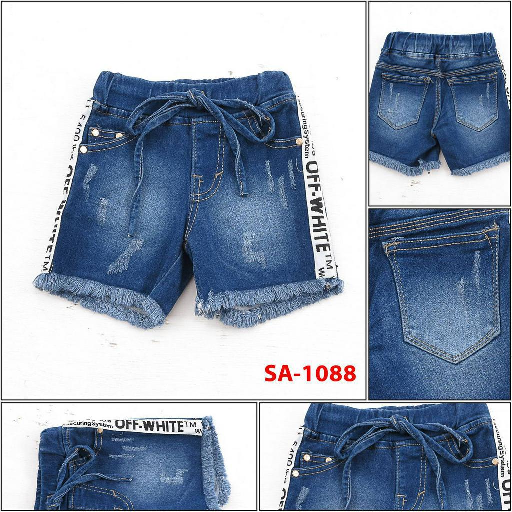 [041001088] Celana Hot Pants Jeans  Anak Cewek Top Up