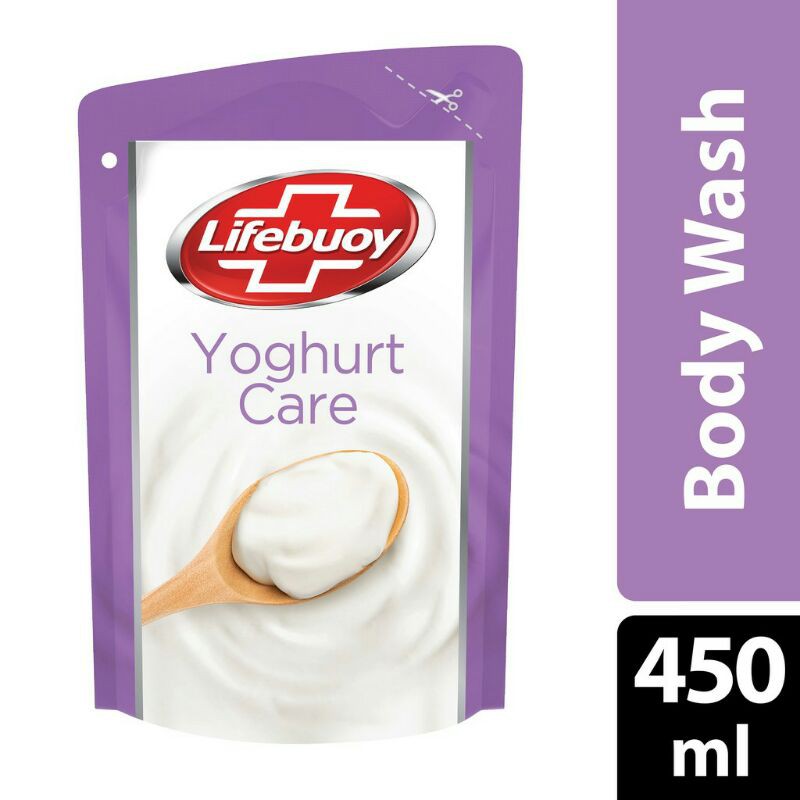 Lifebuoy Sabun Mandi Cair Total Mild Cool Lemon Charcoal Yougurt Refill 450ml 400ml 100ml