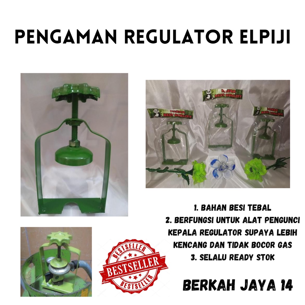 Pengaman PENJEPIT Regulator Tabung Gas Elpiji 3 KG dan 12 KG Harga Murah PROMO DISKON TERLARIS Barang Berkualitas Tinggi