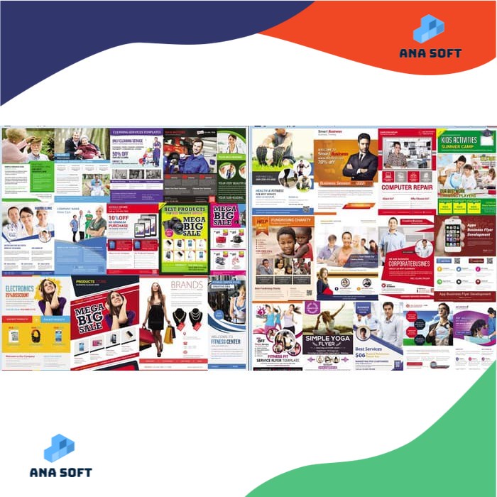 Software Paket Bisnis Desain Grafis & Percetakan -Template Segala Desain Grafis