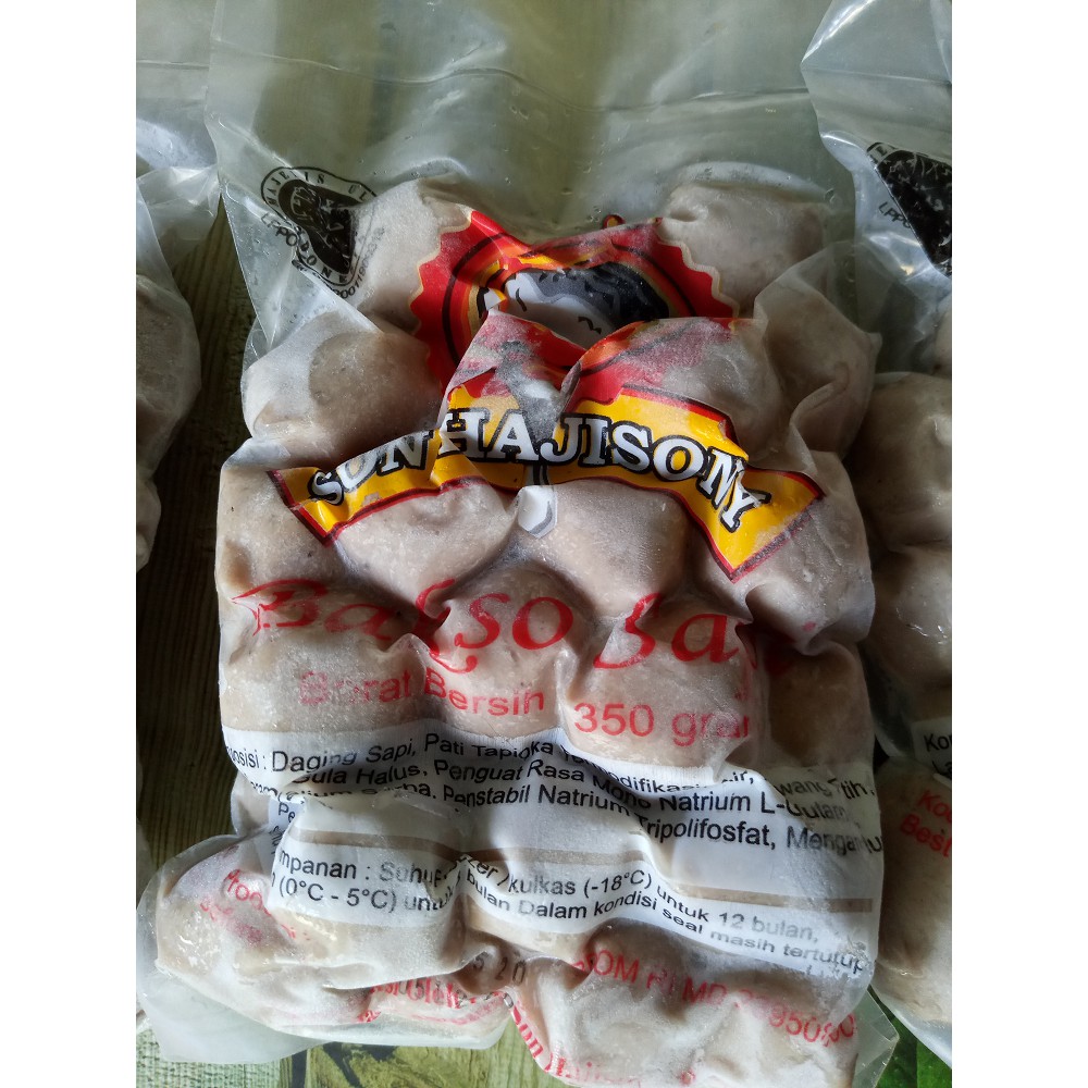 

Bakso Sapi Sony Lampung kecil isi 30pcs Plus bumbu kering