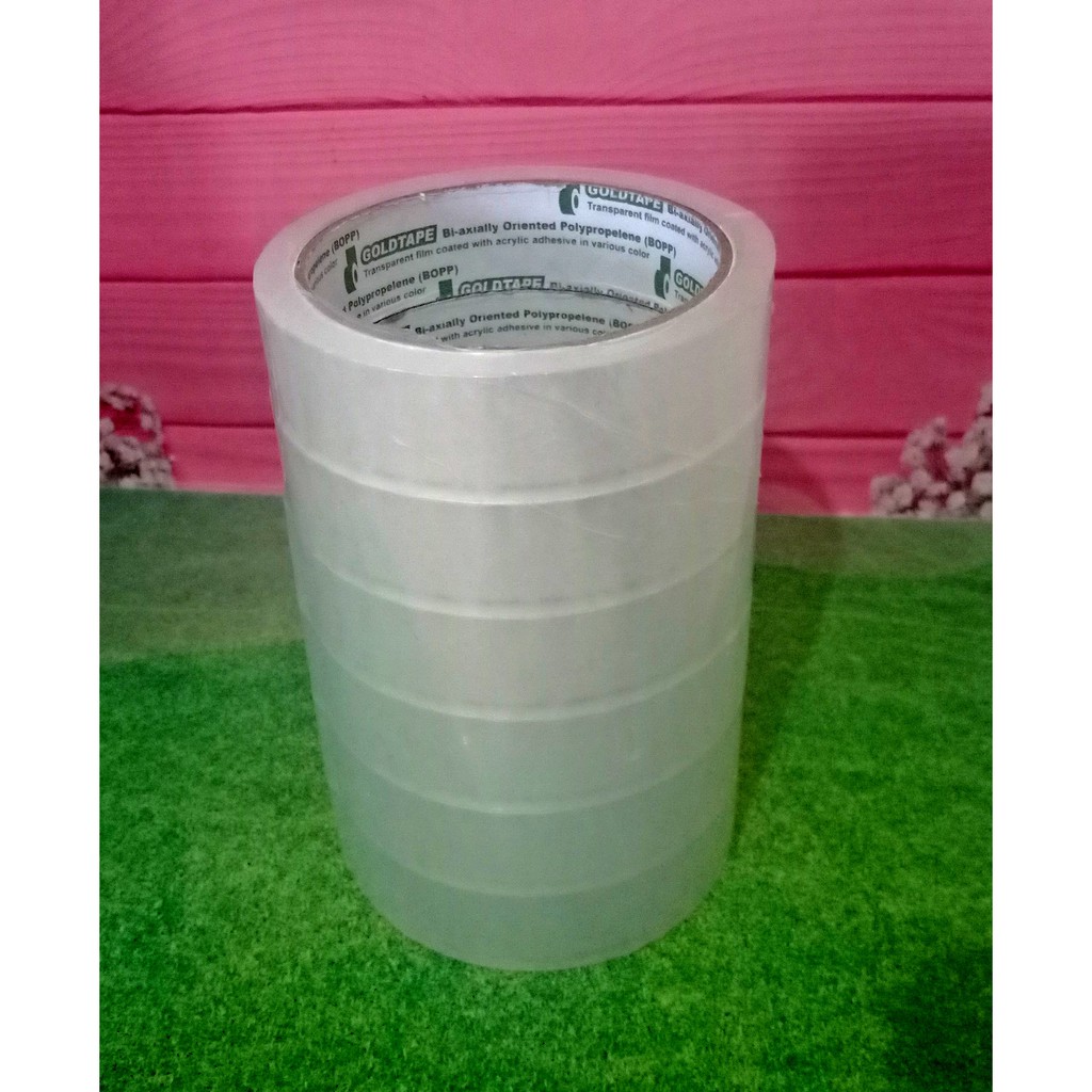 

Selotip/Isolasi/Lakban Bening GOLDTAPE 1 INCH