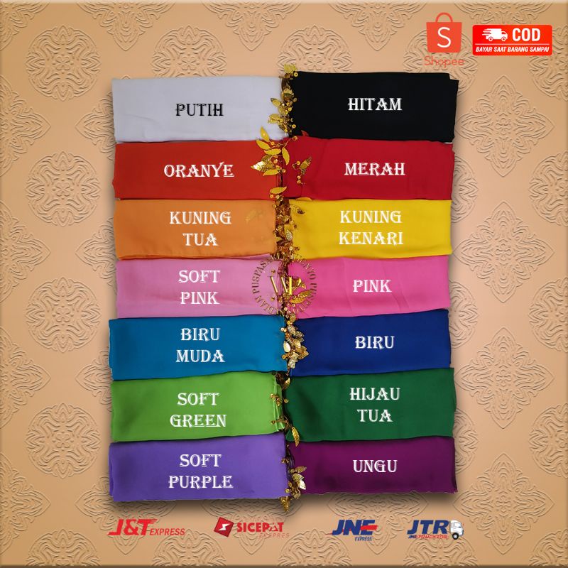 SAMPUR TARI GOMBYOK UKURAN KECIL 210X35CM