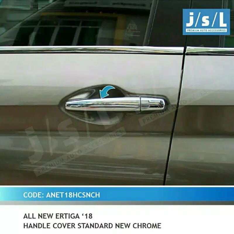 Cover handle all new Ertiga standar chrome &amp; Hitam jsl