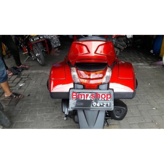 box samping nmax/sidebox nmax/side box nmax dan sandaran/backrest nmax