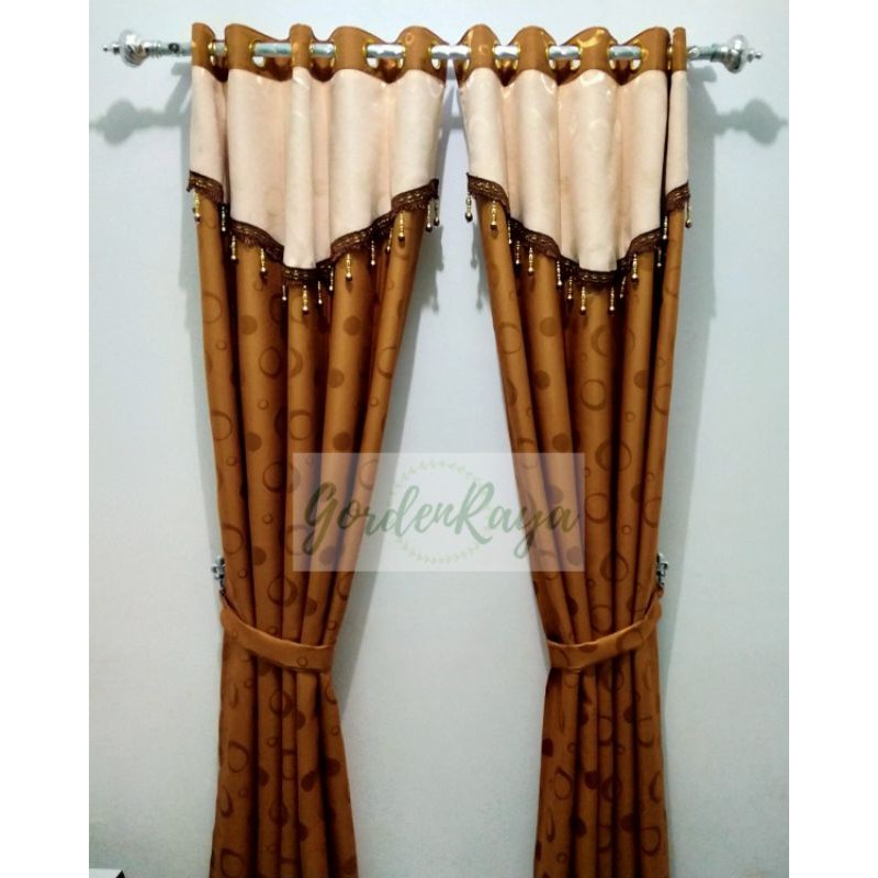 PROMO GORDEN PONI RENDA KRISTAL TIRAI JENDELA PINTU PONI RENDA KRISTAL EMBOS MURAH