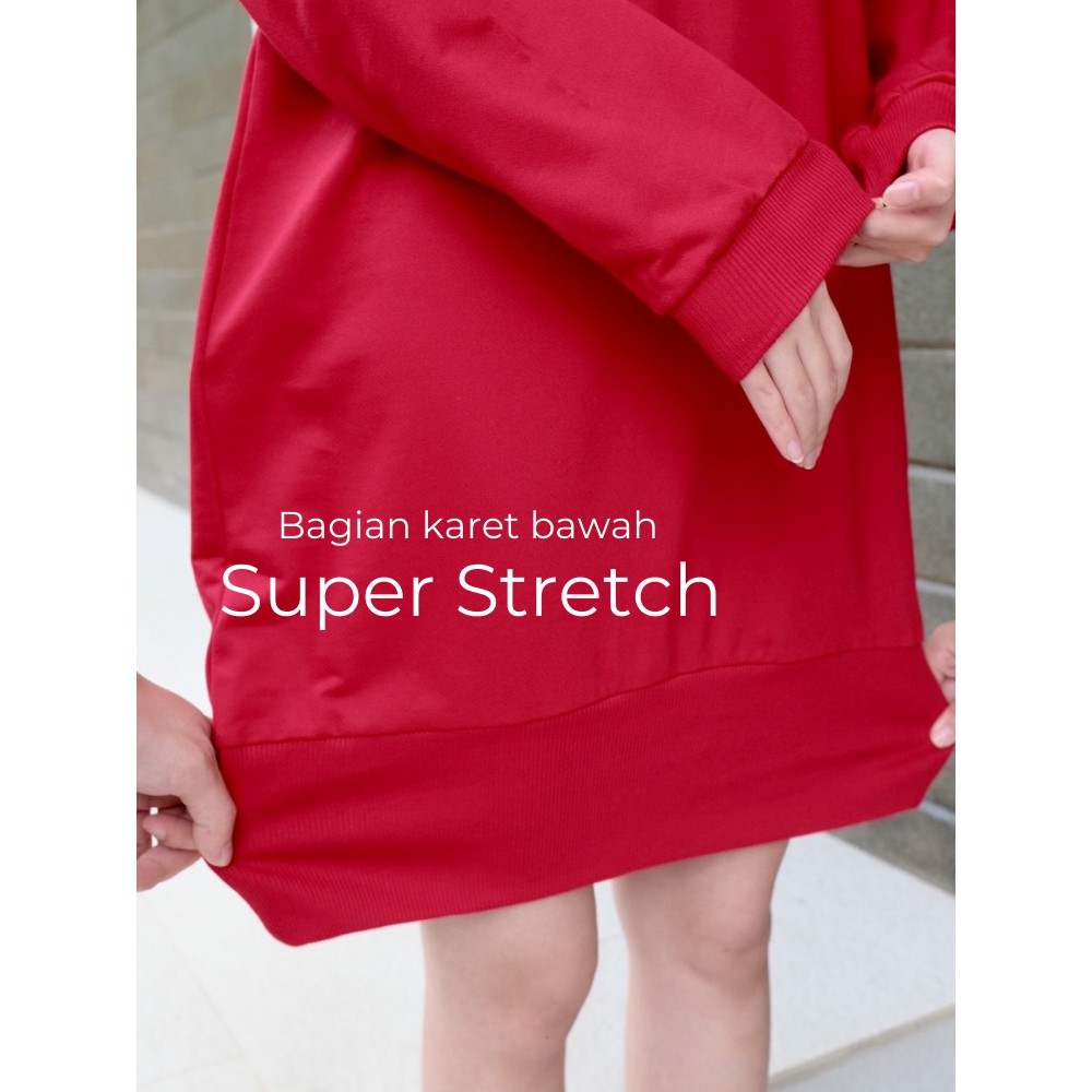 Kadaka D-0178 Dress Hoodie Tangan Panjang