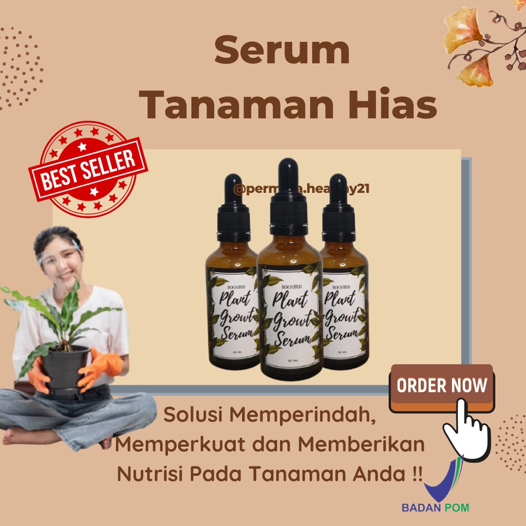 Terlaris COD Serum Tanaman Hias Termurah Lebih Amouh Dari Albero Aglonema Alami Organik Leafshine Pu