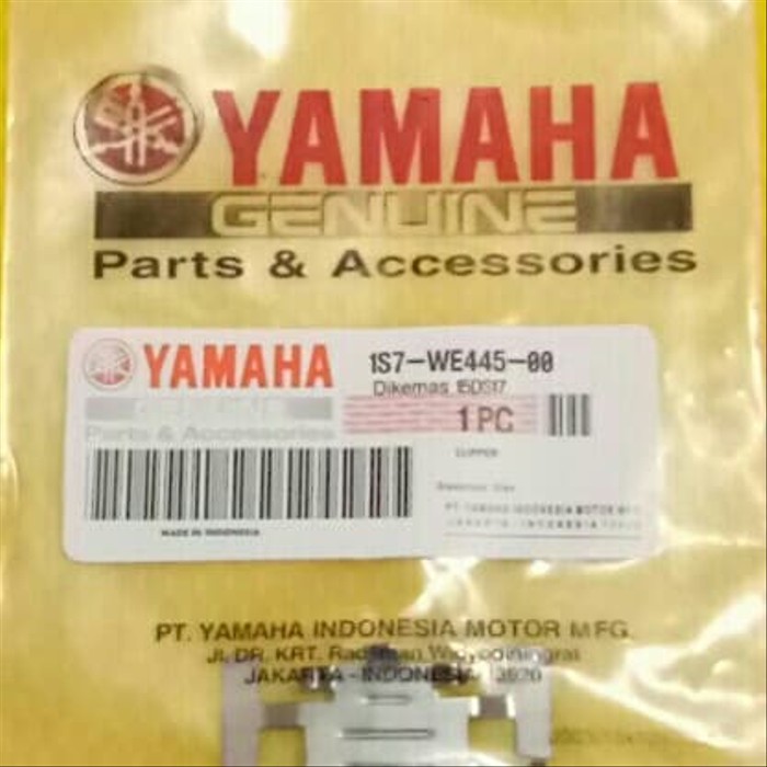 Unik Plat seng kaliper Mio New Soul GT125 Vega R New Jupiter MX Vixion Murah