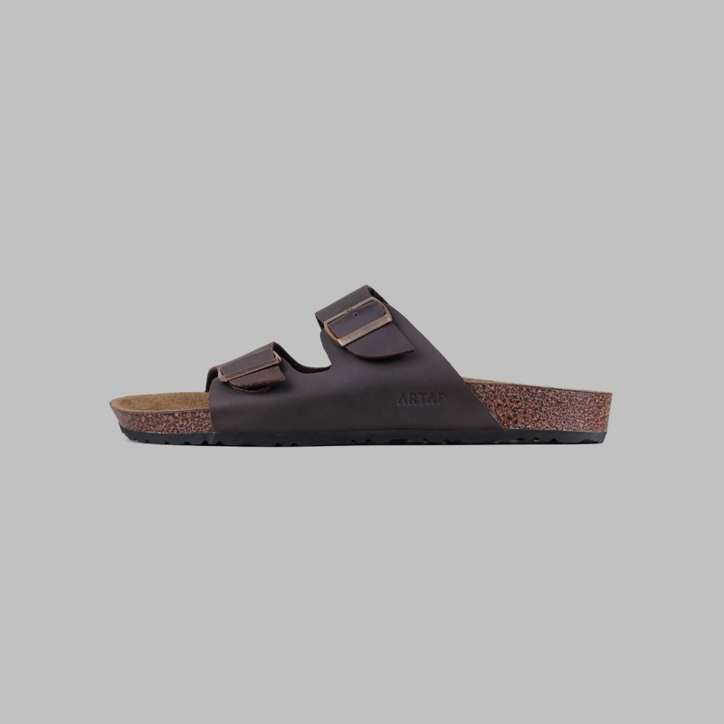 ARTAP Footwear - Sandal Kulit Asli Pria - Ekagi CH Brown