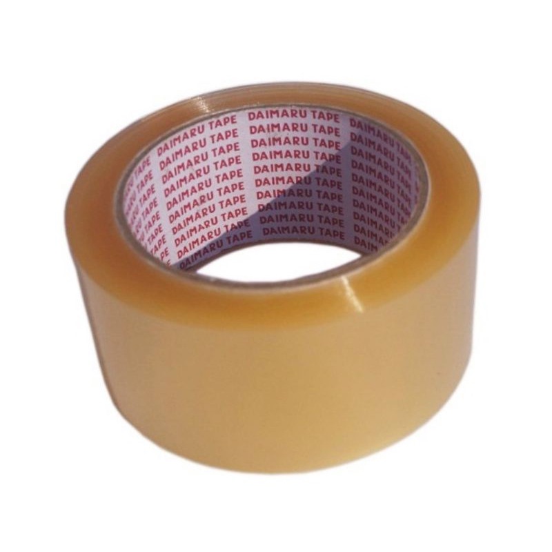 

Lakban Bening dan Coklat Daimaru 90yd 2inc
