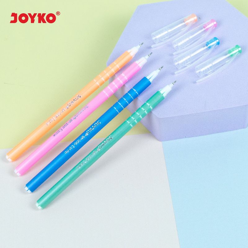 Bolpen Ball pen Bolpoin Pulpen Joyko cozie warna pastel