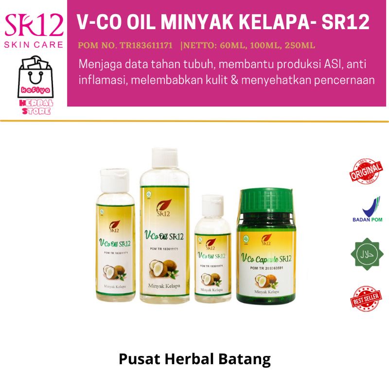 Virgin Coconut Oil | MINYAK KELAPA MURNI | VICO SR12 | VCO SR12  | penggemuk pelangsing obat jerawat