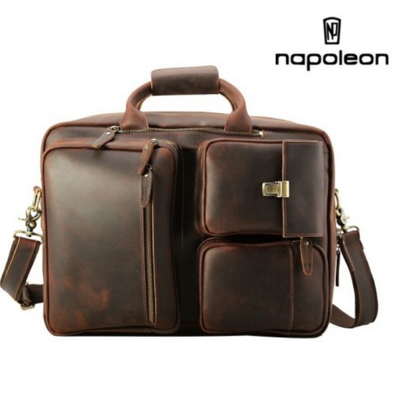 Tas Selempang Kulit Sapi Asli (PILOT by Napoleon)