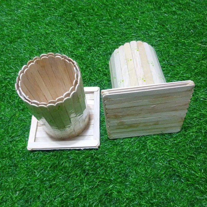

Cantik Prakarya Stik Es Krim Tempat Pensil / Pulpen Dll Bergaransi