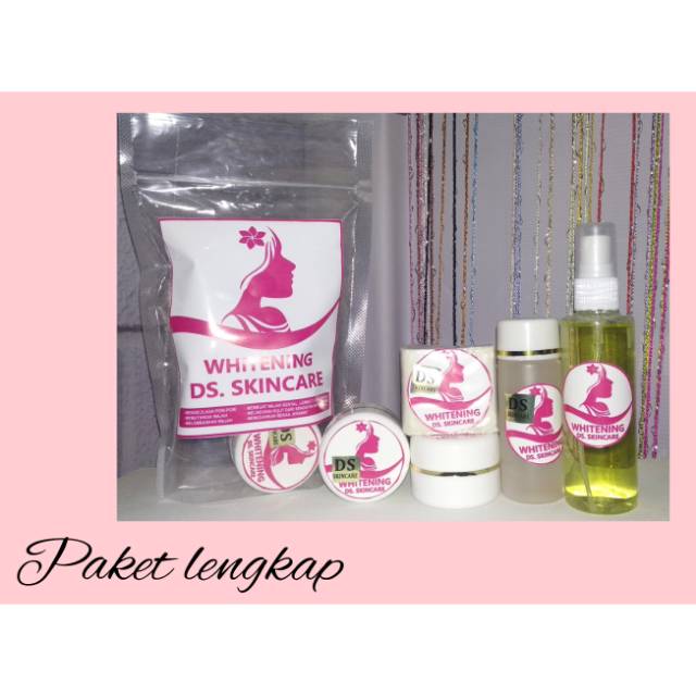 Pemutih wajah// paket lengkap ds skincare// pemutih ampuh//skincare murah//pemutih murah