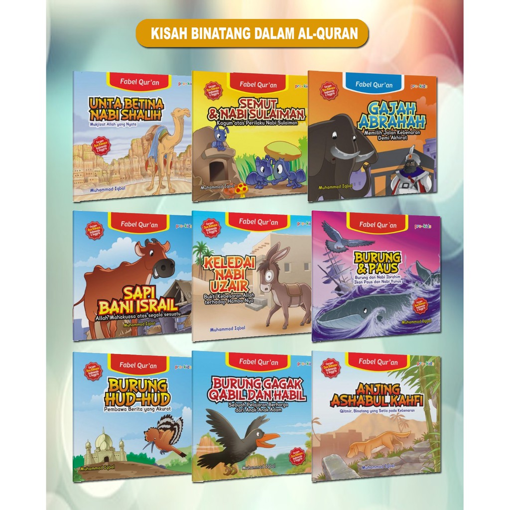 Fabel Quran Lengkap 9 Buku Shopee Indonesia