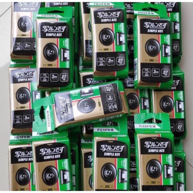 READY STOCK Fujifilm Disposable Camera 27 iso 400 Shopee Indonesia