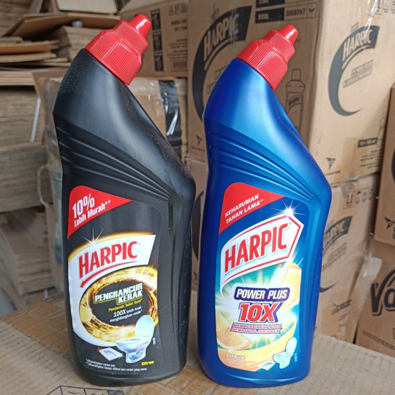 Harpick Pembersih Toilet 750 free harpic 125 ml/Harpic hitam 675ml free harpic 125ml