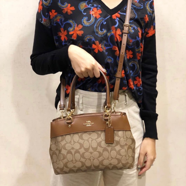 Coach Mini Brooke Signature Saddle Bag Tas Branded Original 100% Authentic Money Back Guaranteed