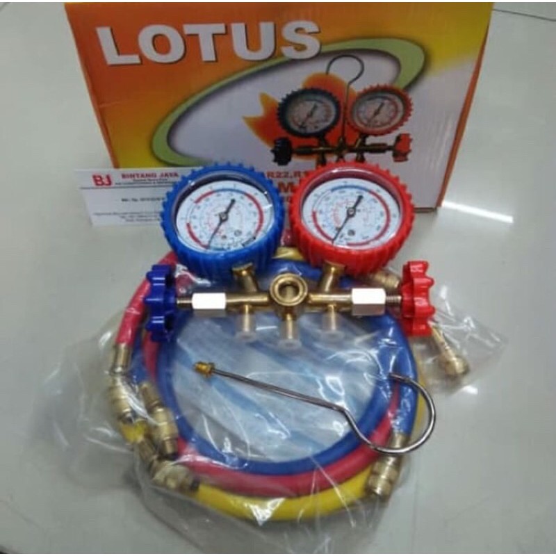 Manifold AC Lotus double R22 Analiser AC