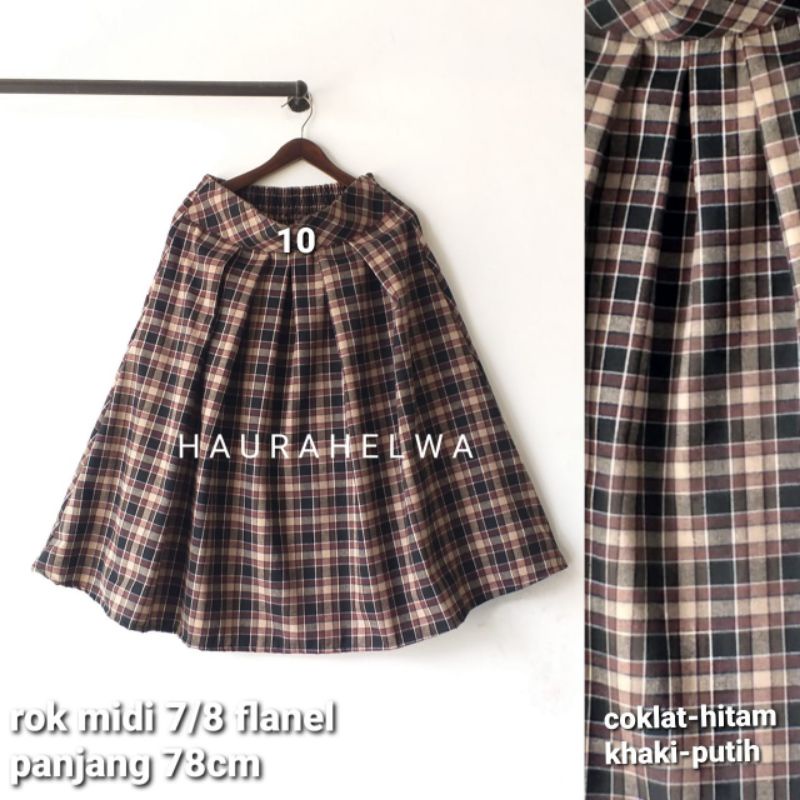 ROK FLANEL IMPORT MIDI 7/8 TARTAN HAURAHELWA-10