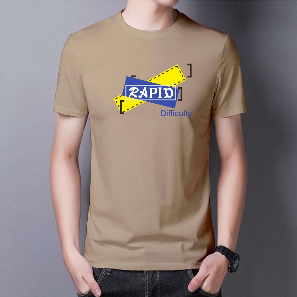 BS/COD/BAJU KAOS TANGAN PENDEK RAPID PRIA REALPICTURE