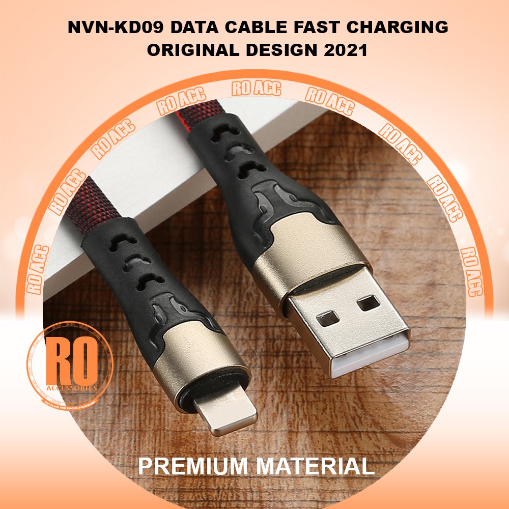 [RO ACC] NVN-KD09 KABEL DATA FAST CHARGING ORIGINAL 2021 DESIGN