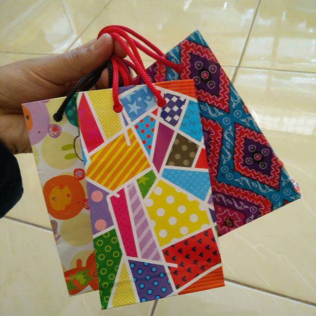 (10pcs) Paper Bag Kado SUPER MINI | Handmade | INDAY SHOP