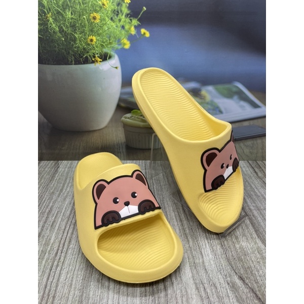 Sandal Slop Wanita36-40 Teddy Bear