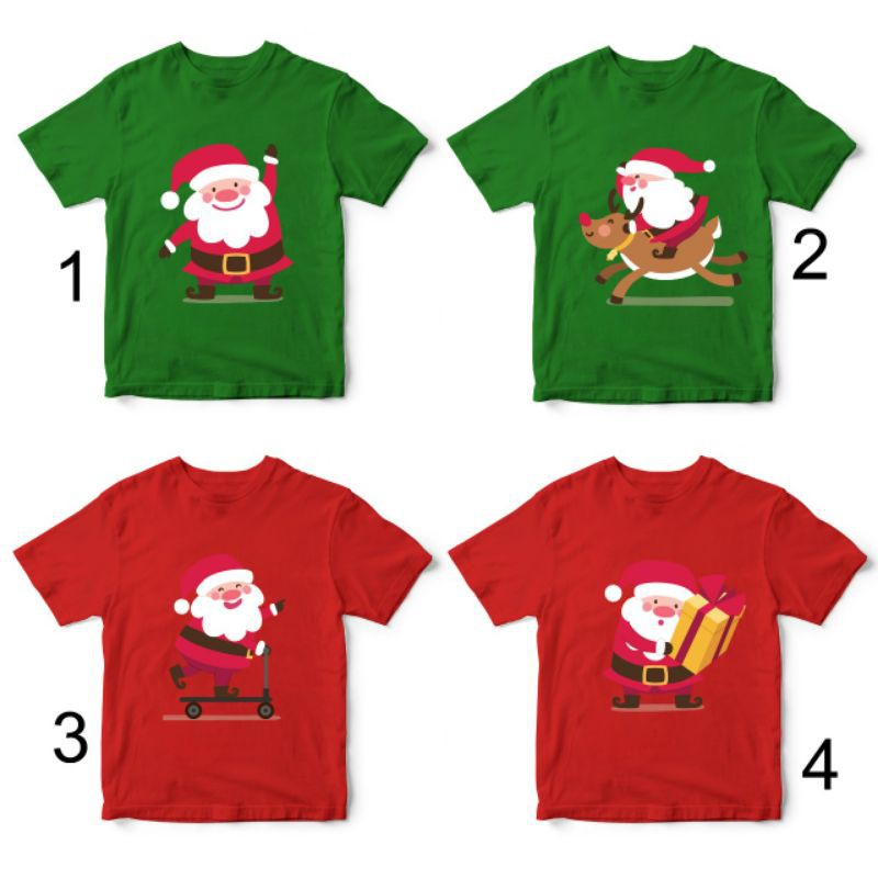 kaos natal cute santa series by crion