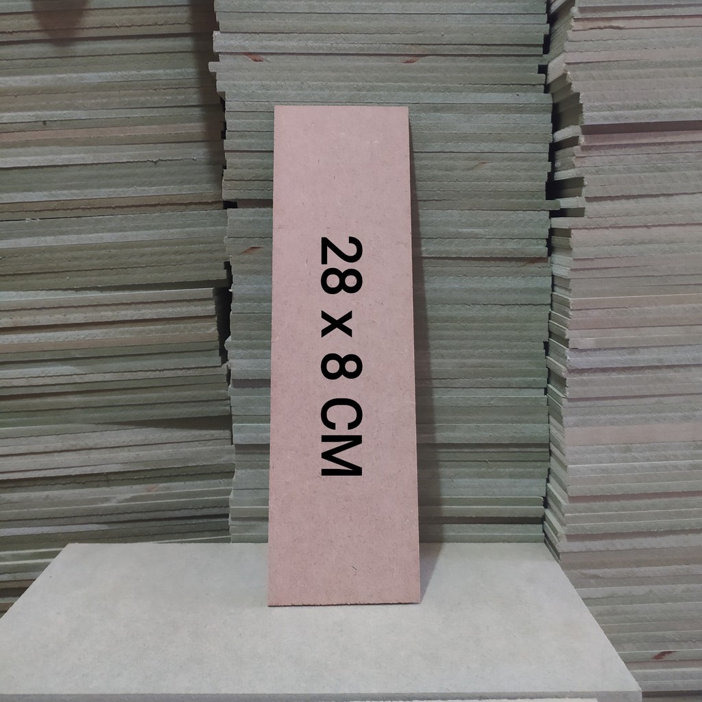 

Papan MDF Premium Papan Poster Papan Multifungsi Tebal 5 mm [28 X 8 CM]