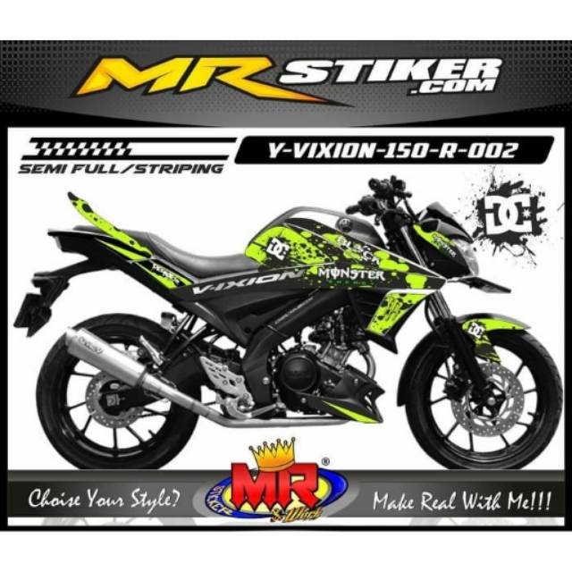 Paling Baru Stiker Keren Untuk Motor Vixion