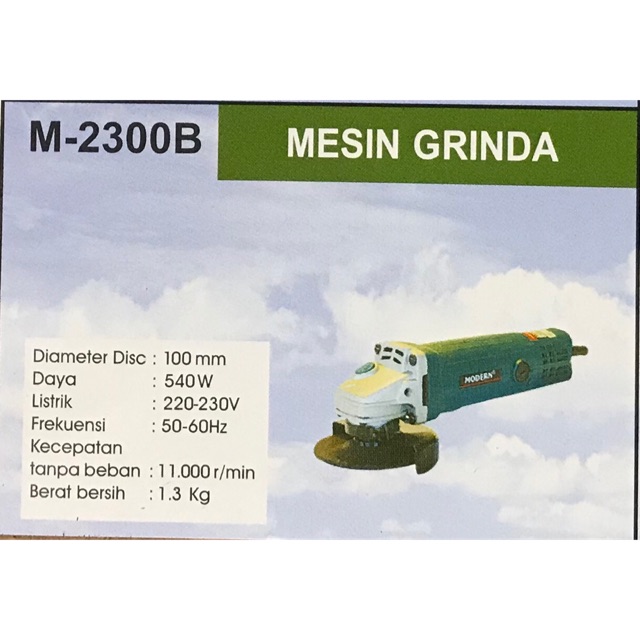 Mesin grinda M-2300B modern
