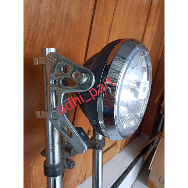 lampu rx king new bulat set breket CNC model B pro