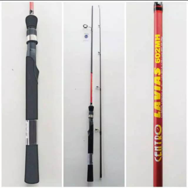 Joran pancing carbon centro lavias 180cm ring guide full fuji