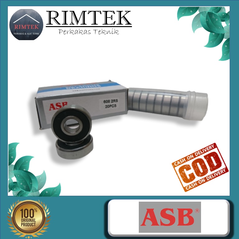 BEARING 608 2RS ASB / LAHER / LAKER 608 2RS ASB