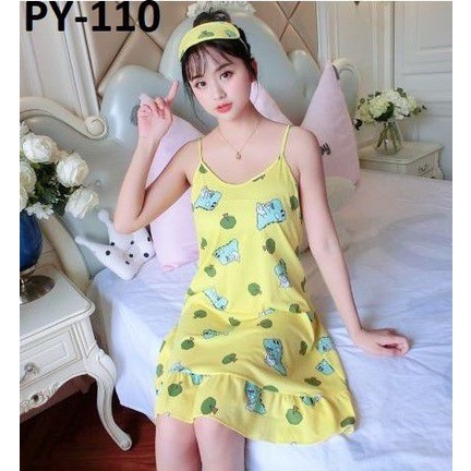 DASTER KENSI WANITA IMPORT MOTIF KARTUN LUCU (lingerie)