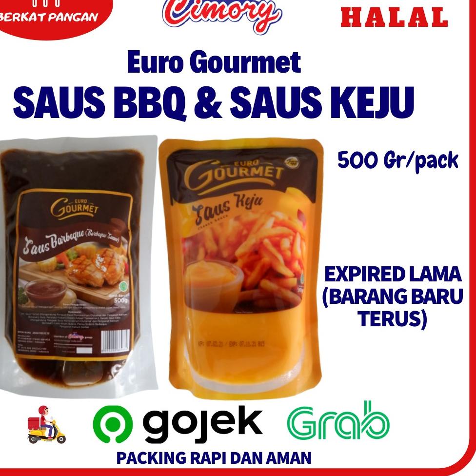 

Telah Hadir EURO GOURMET Saus BBQ / Saus Keju (Cheese Sauce) 500gr RR4..