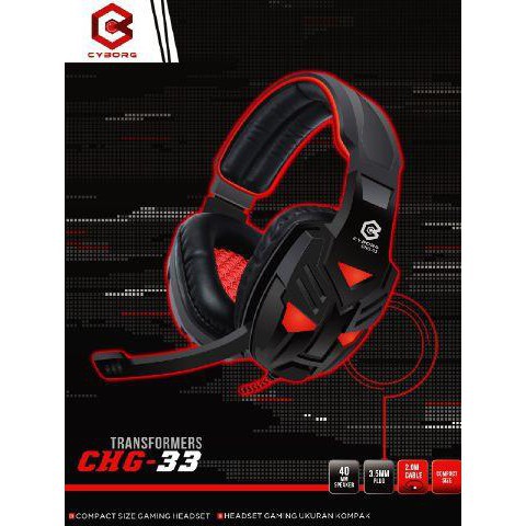 HEADSET GAMING CYBORG CHG-33