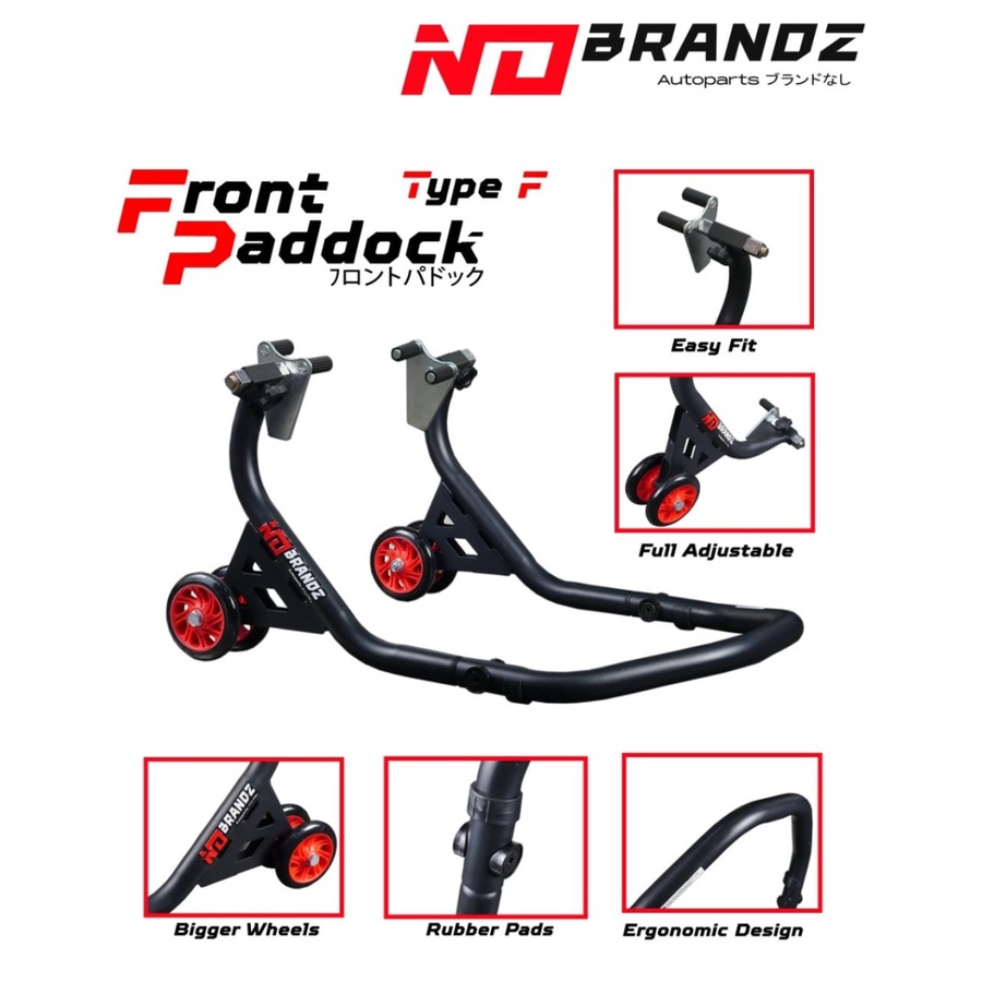 NOBRANDZ PADDOCK MOTOR FRONT PADDOCK DEPAN TYPE F