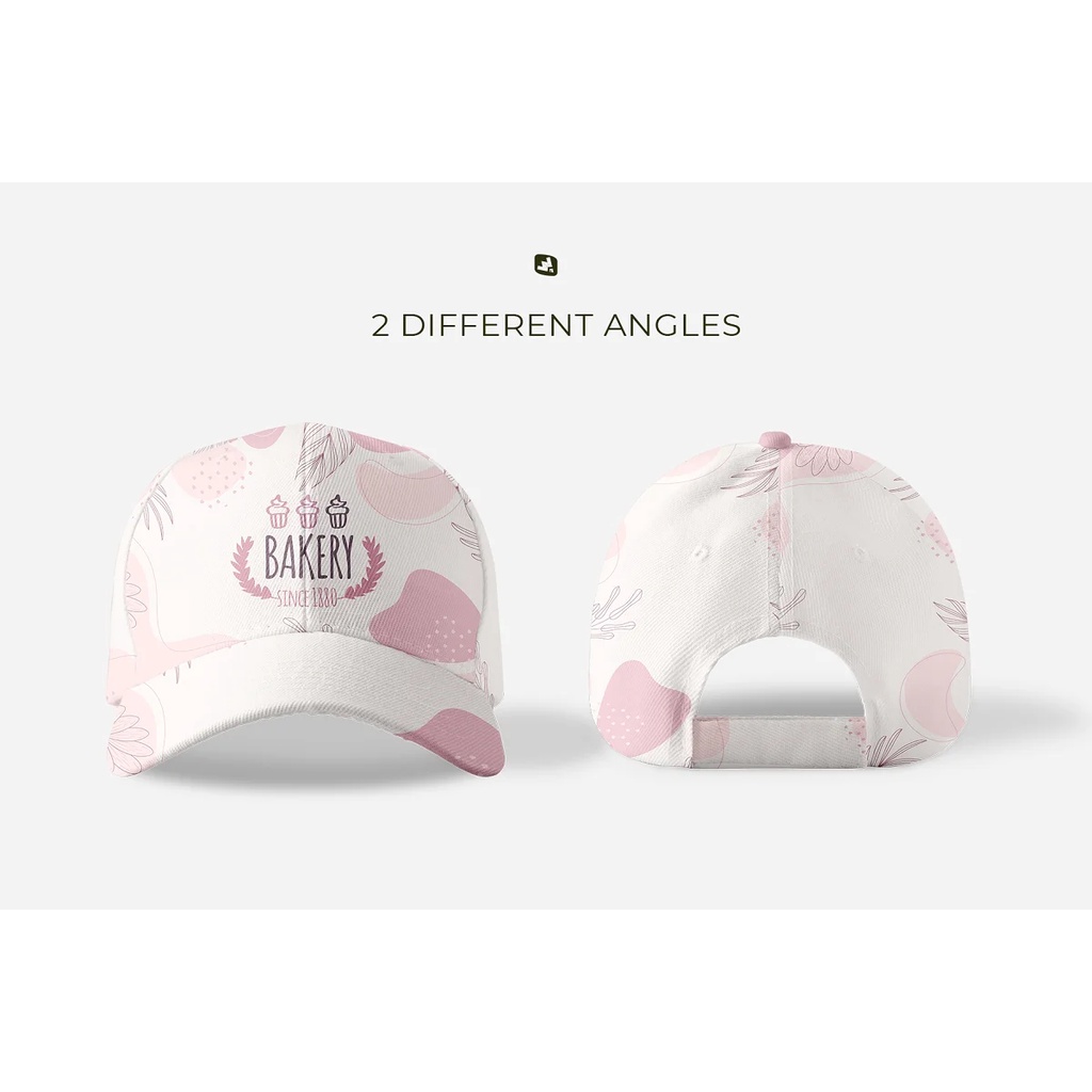 Velcro Snapback Baseball Cap Mockup