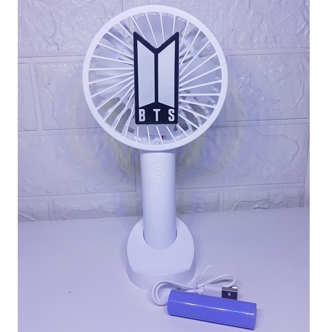 BTS KIPAS ANGIN MINI PORTABLE CAS USB / HANDY FAN KPOP BANGTAN BOYS